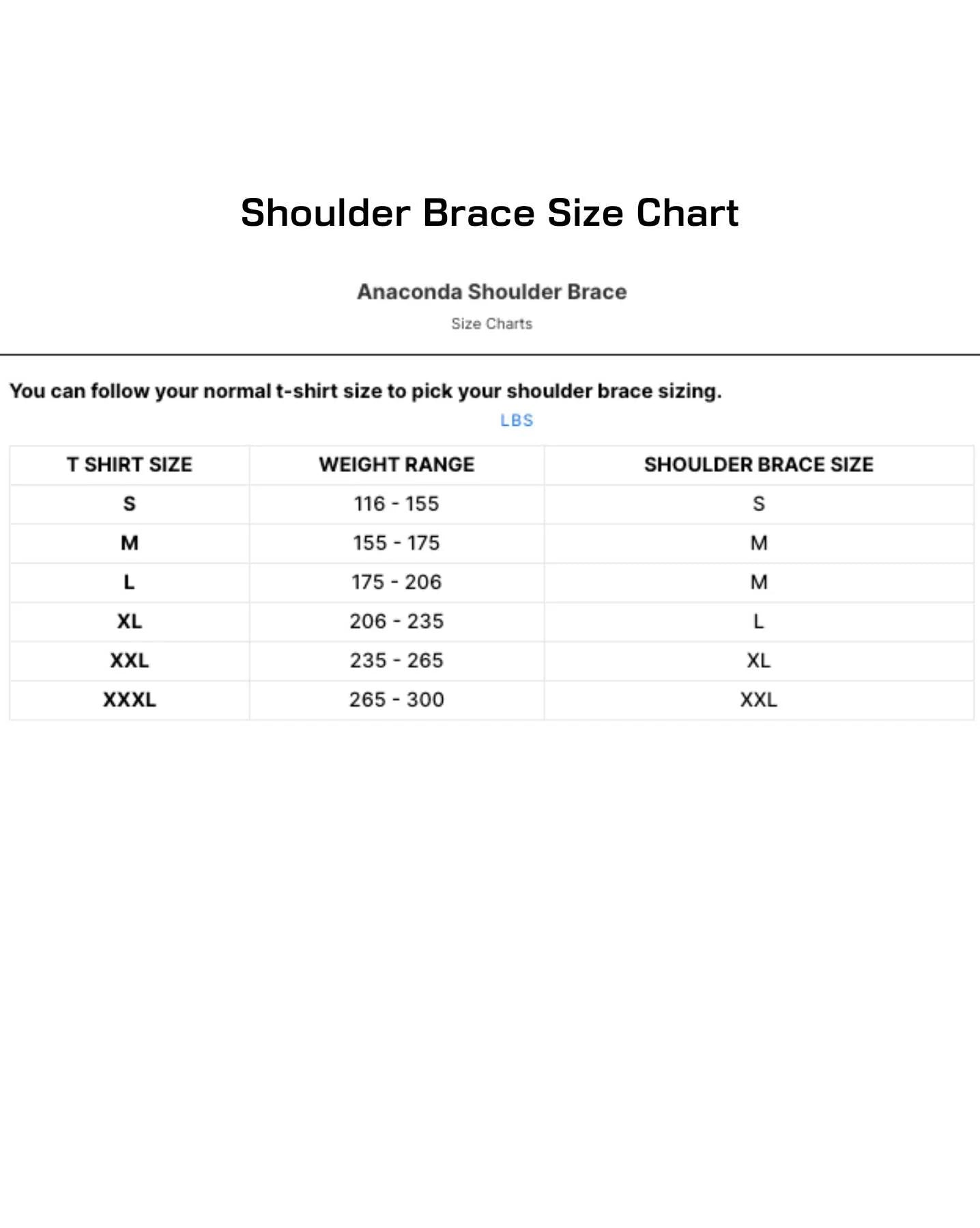 Anaconda Shoulder Brace